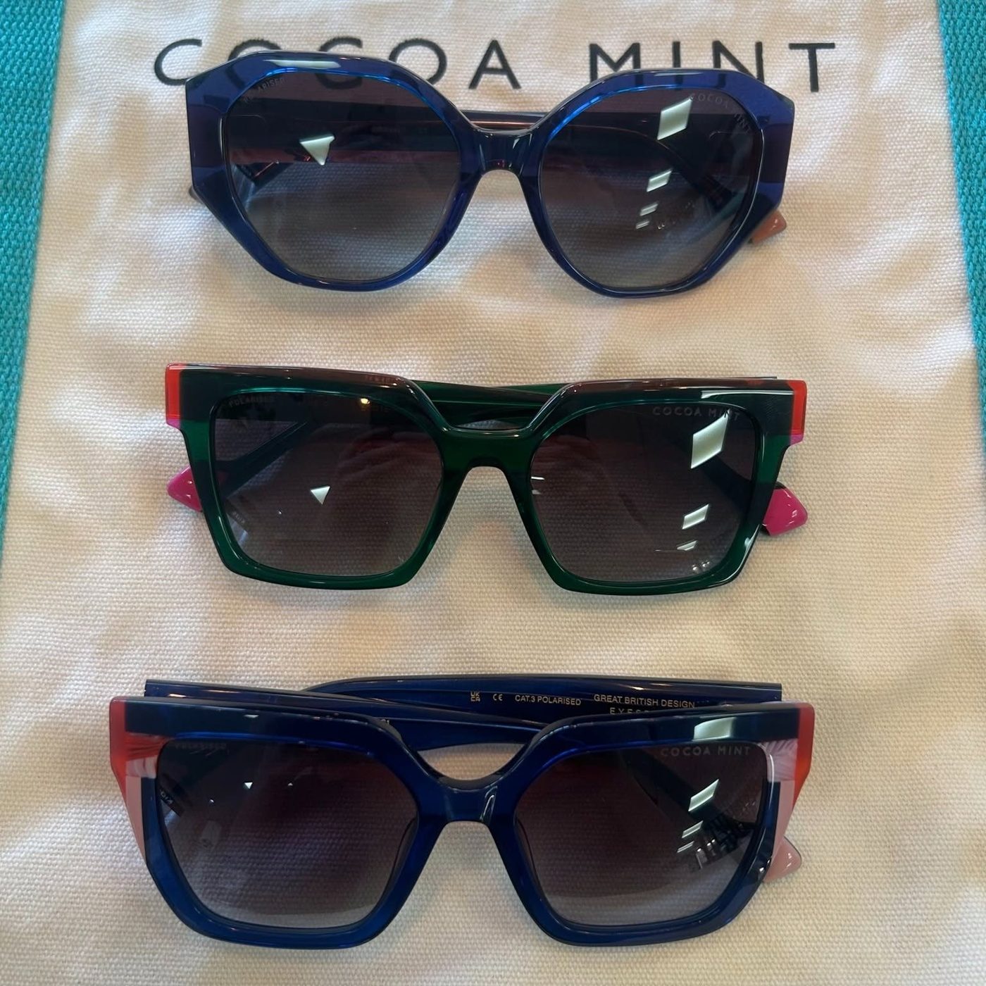 Cocoa Mint eyewear