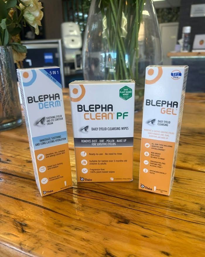 Blepha dry eye and eyelid care products