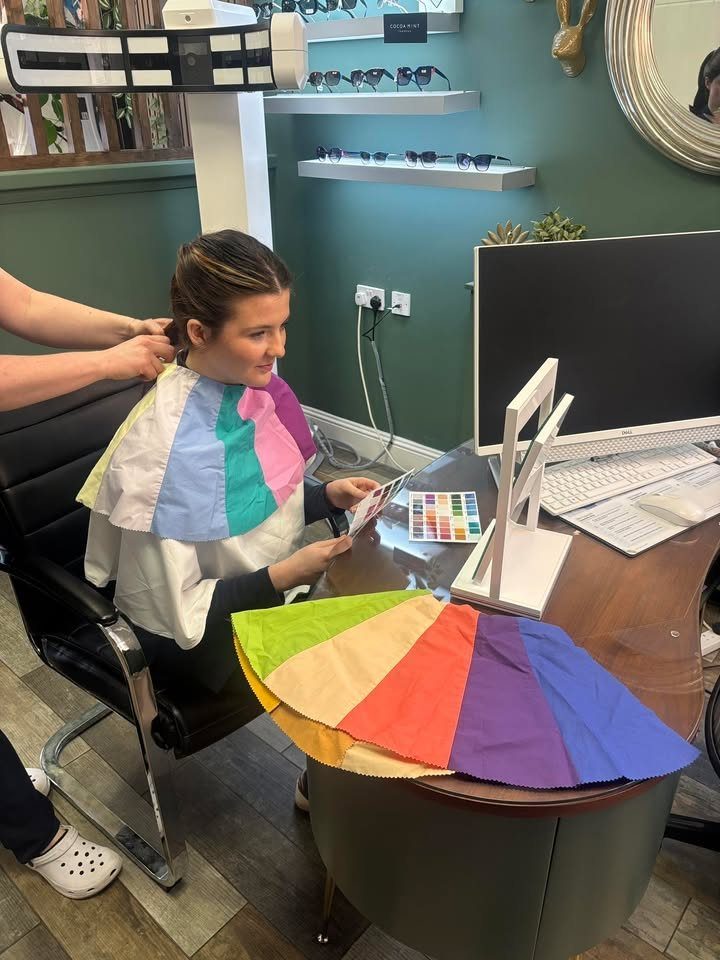Colour analysis consultation in the practice